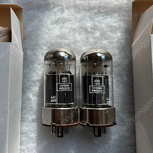 Mullard 멀라드 6080/6AS7G 군용 NOS NIB 메치페어 판매