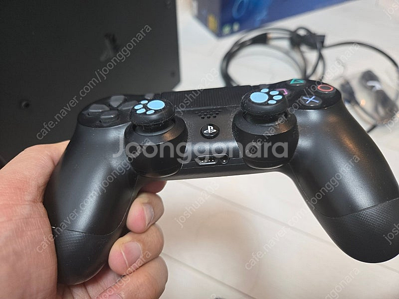 PS4 Pro CUH-7117B 1TB 제트블랙 풀박스--6