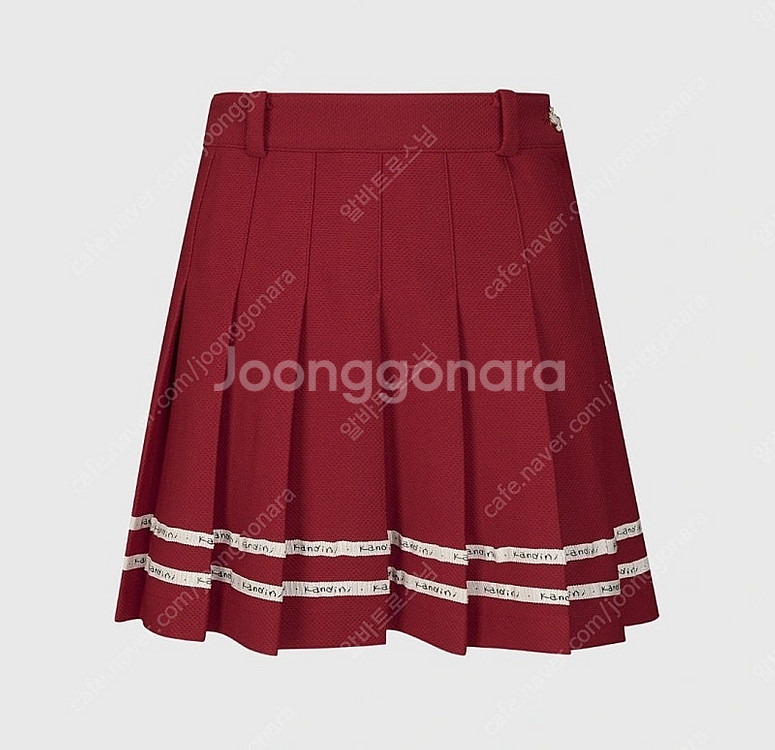 [정품]칸디니 골프 레드 플리츠 스커트--0