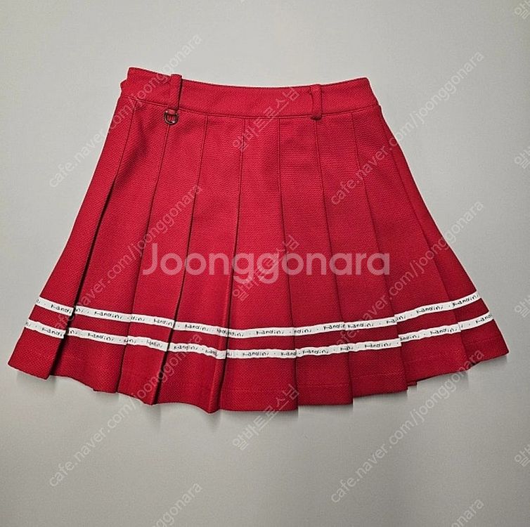 [정품]칸디니 골프 레드 플리츠 스커트--4