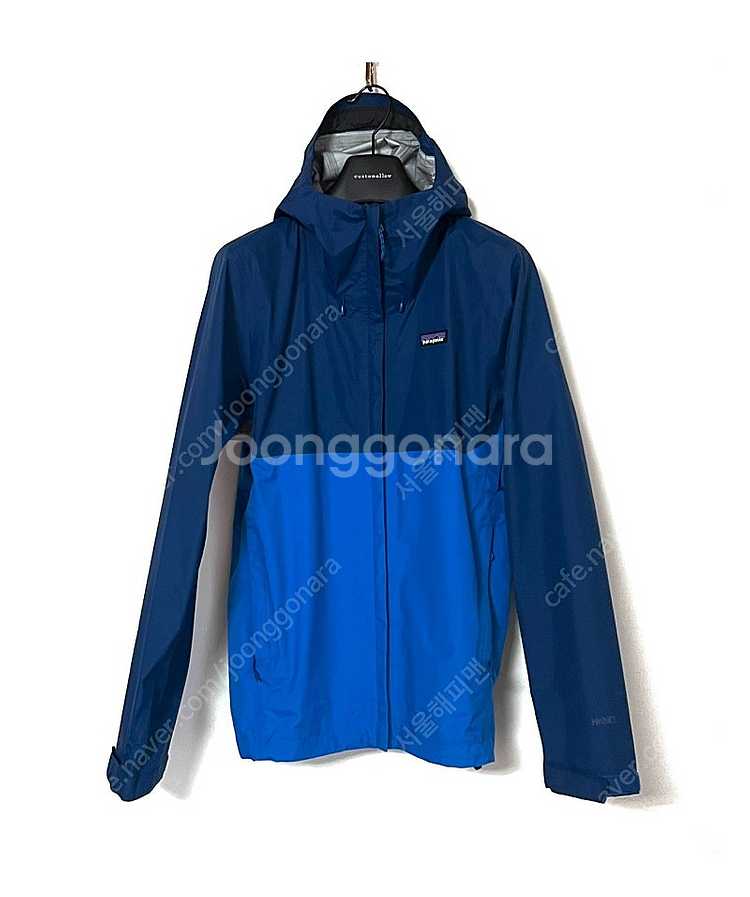 파타고니아 초레어 컬러 빈티지 토렌쉘 블루/청록 바람막...--0