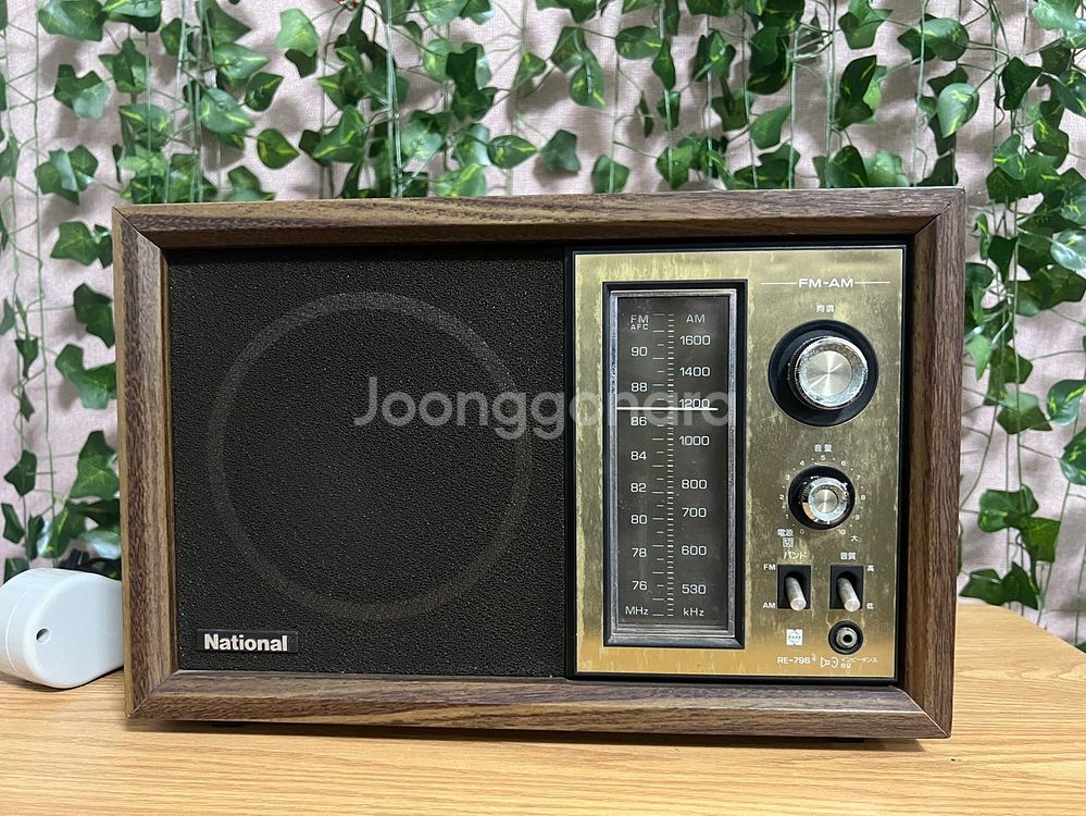 옛날 빈티지 일본 라디오 내쇼날 파나소닉 레트로 소품 ...--1