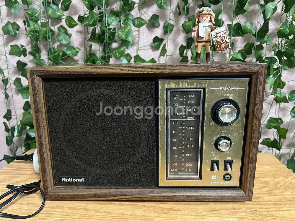 옛날 빈티지 일본 라디오 내쇼날 파나소닉 레트로 소품 ...--8