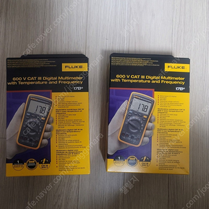 디지털 멀티미터 FLUKE-17B+ HI TESTER.하이테스트기 미개봉 제품 판매합니다