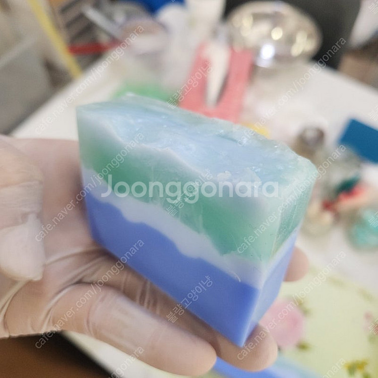 바다를 닮은 청대비누 베르가못향--0