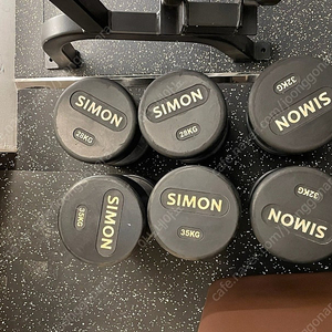 Simon 덤벨 28, 32, 35kg 팝니다