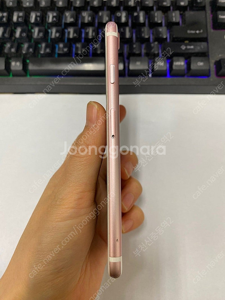 197279 아이폰7 로즈골드 외관깔끔 32GB 배터리...--5