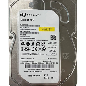 씨게이트 SEAGATE 3.5인치 2TB SATA HDD (Lenovo / 벌크타입)