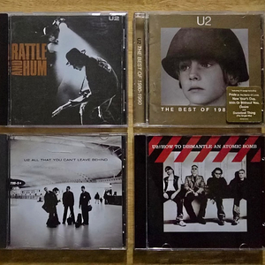 CD 음반 U2 유투 앨범 4장