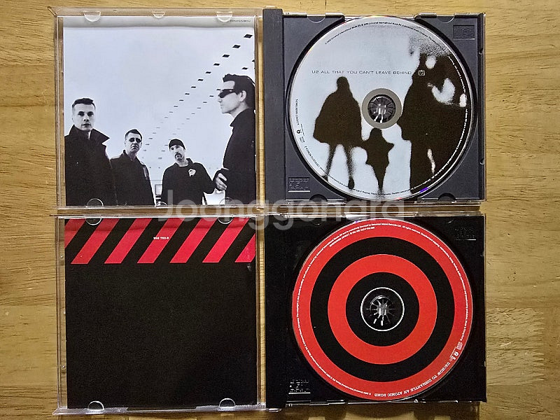 CD 음반 U2 유투 앨범 4장--2