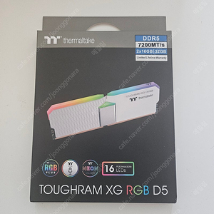 Thermaltake Toughram DDR5 16GB*2 7200 튜닝램