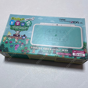 new 닌텐도 2ds xl - 튀동숲 에디션 (튀어나와요 동물의숲 한정판)