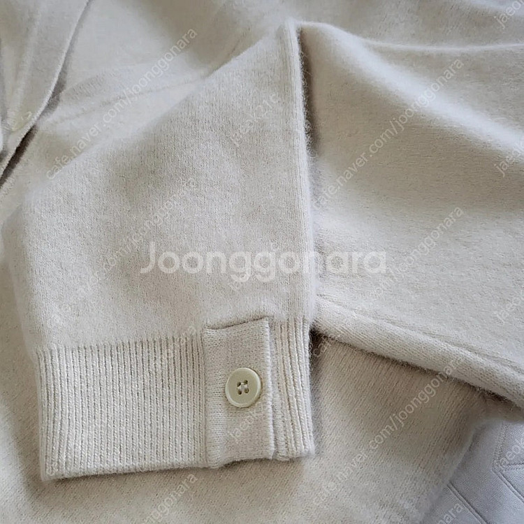 라온 뮤제라 풀니들 버튼가디건 아이/하프기장--1