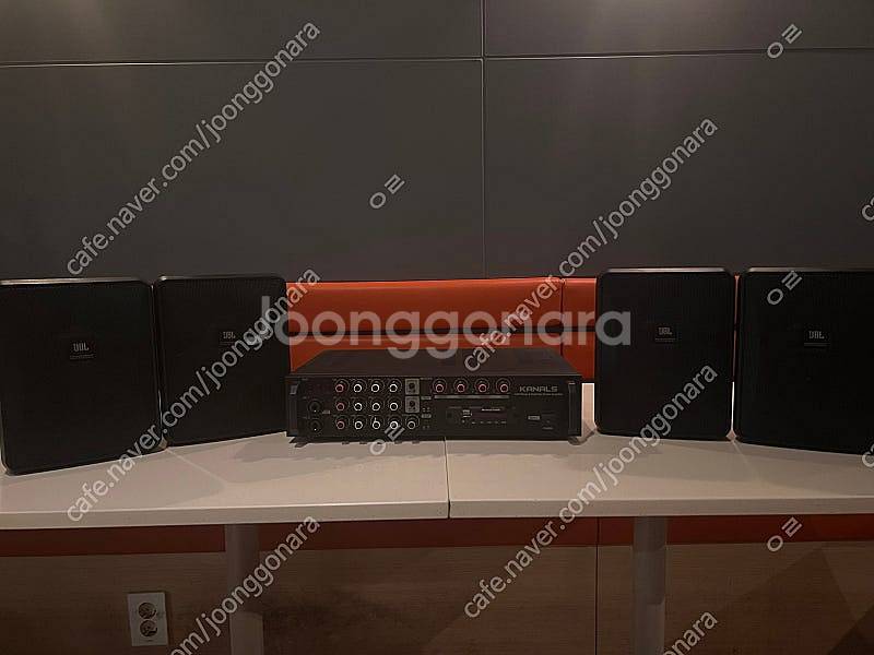JBL 컨트롤 25-1 스피커 및 카날스 4채널 앰프 ...--0
