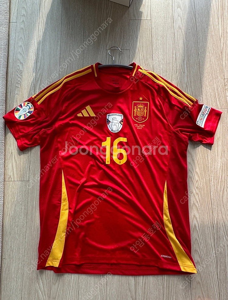 2024 스페인 유로 홈킷 로드리(레플리카) 3xl(1...--0