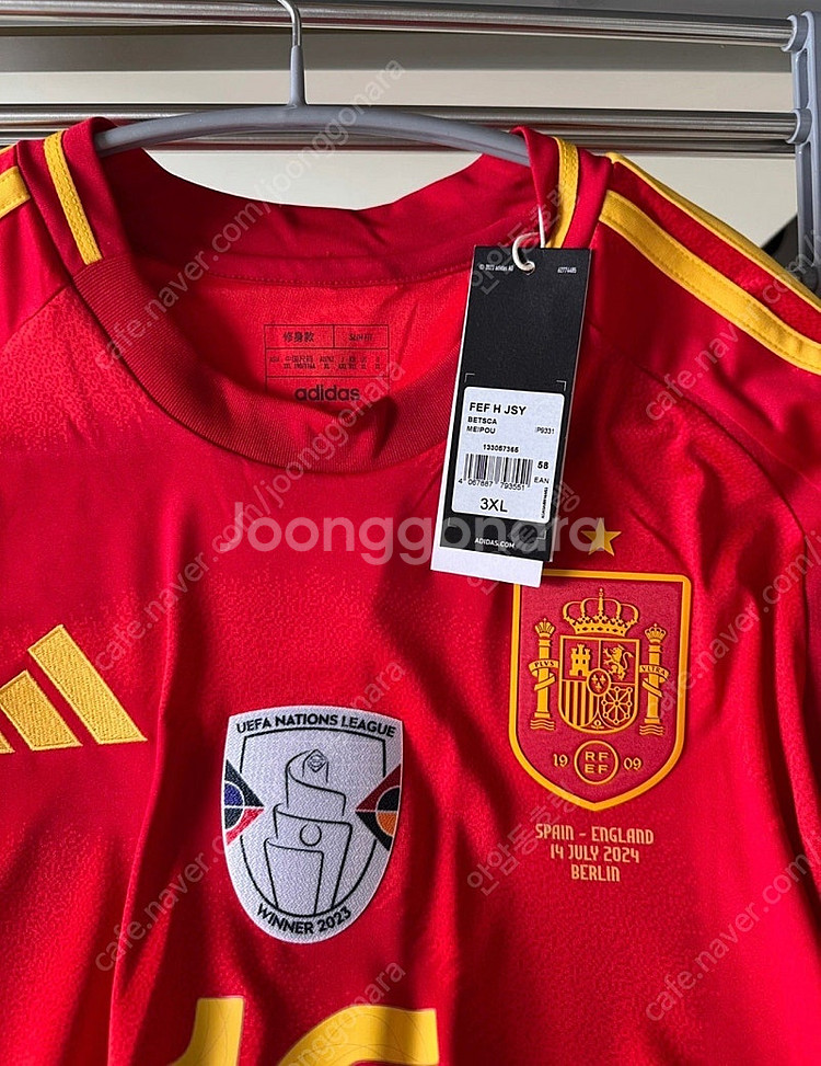 2024 스페인 유로 홈킷 로드리(레플리카) 3xl(1...--4