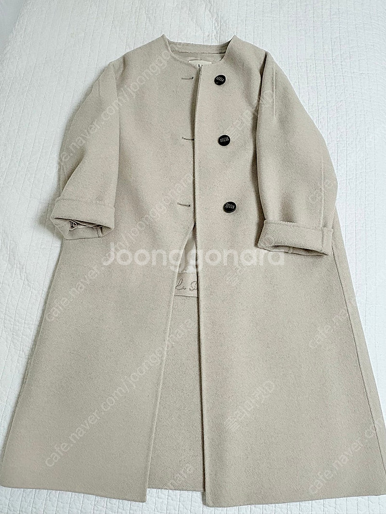 22FW 마인 캐시미어 코트(콜롬보) 거의 새상품--2