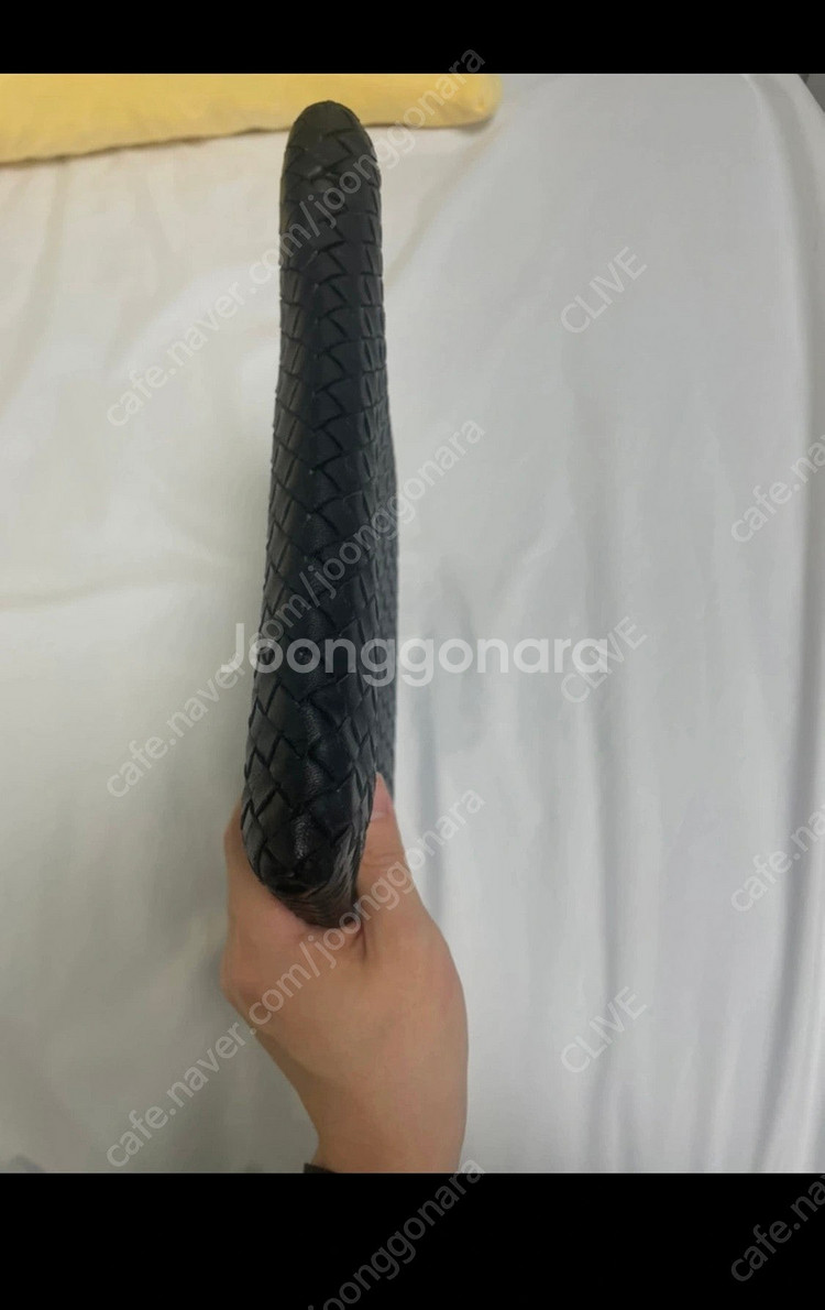 [백화점 정품]보테가베네타 검정색 클러치 34x24--5