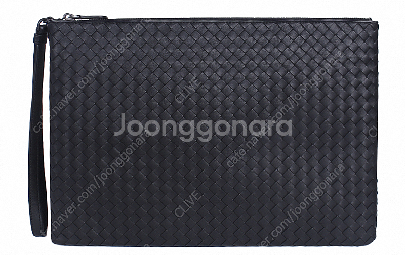 [백화점 정품]보테가베네타 검정색 클러치 34x24--6