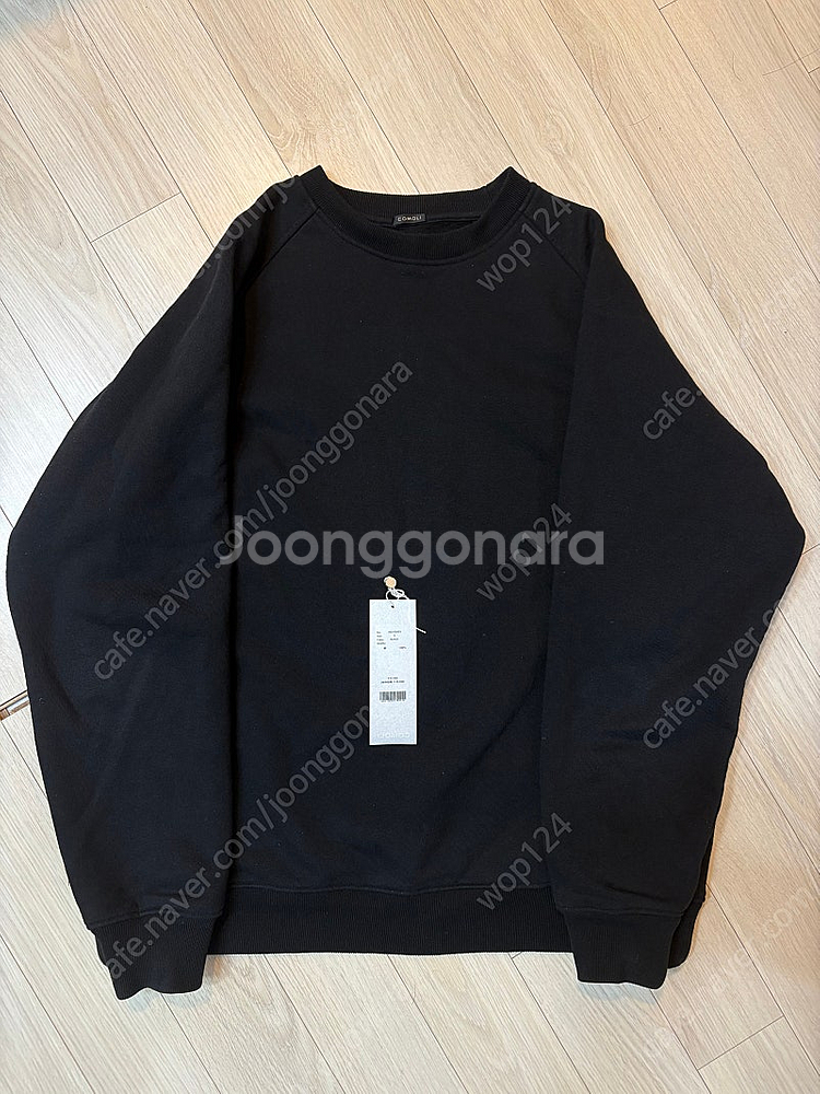 24aw 코모리 comoli 크루넥 코튼 스웻--0