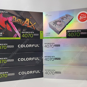 (새제품)COLORFUL 지포스 RTX 4070 SUPER 토마호크 EX D6X 12GB