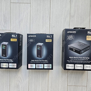 [단순개봉] anker 앤커프라임 보조배터리(20000mAh, 200W, A1336), 충전 스테이션(100W A1902) 판매합니다.