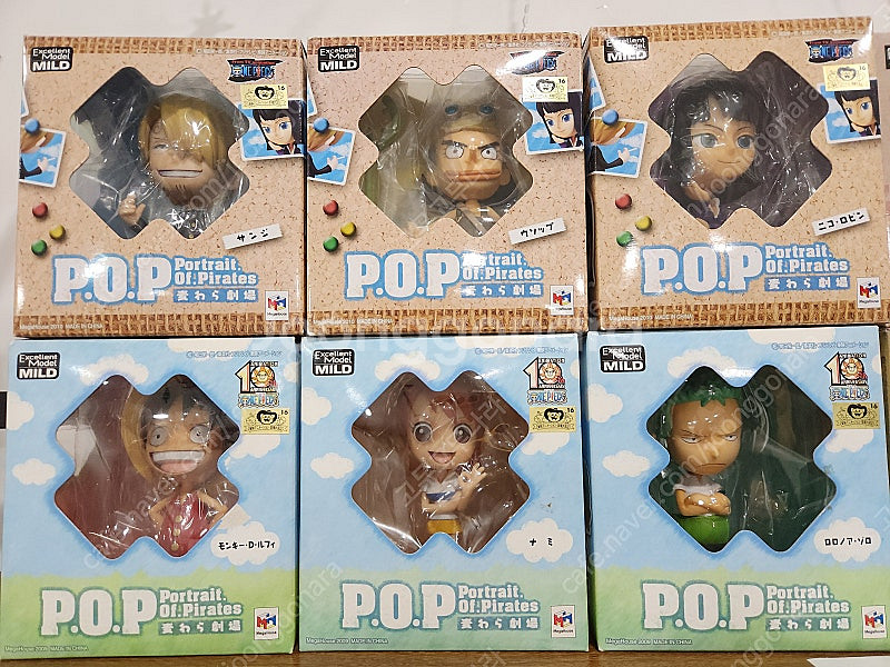원피스 POP 밀짚극장 6종 판매합니다.--0