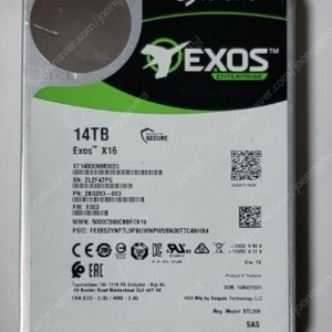 Seagate Exos X16 14TB SAS