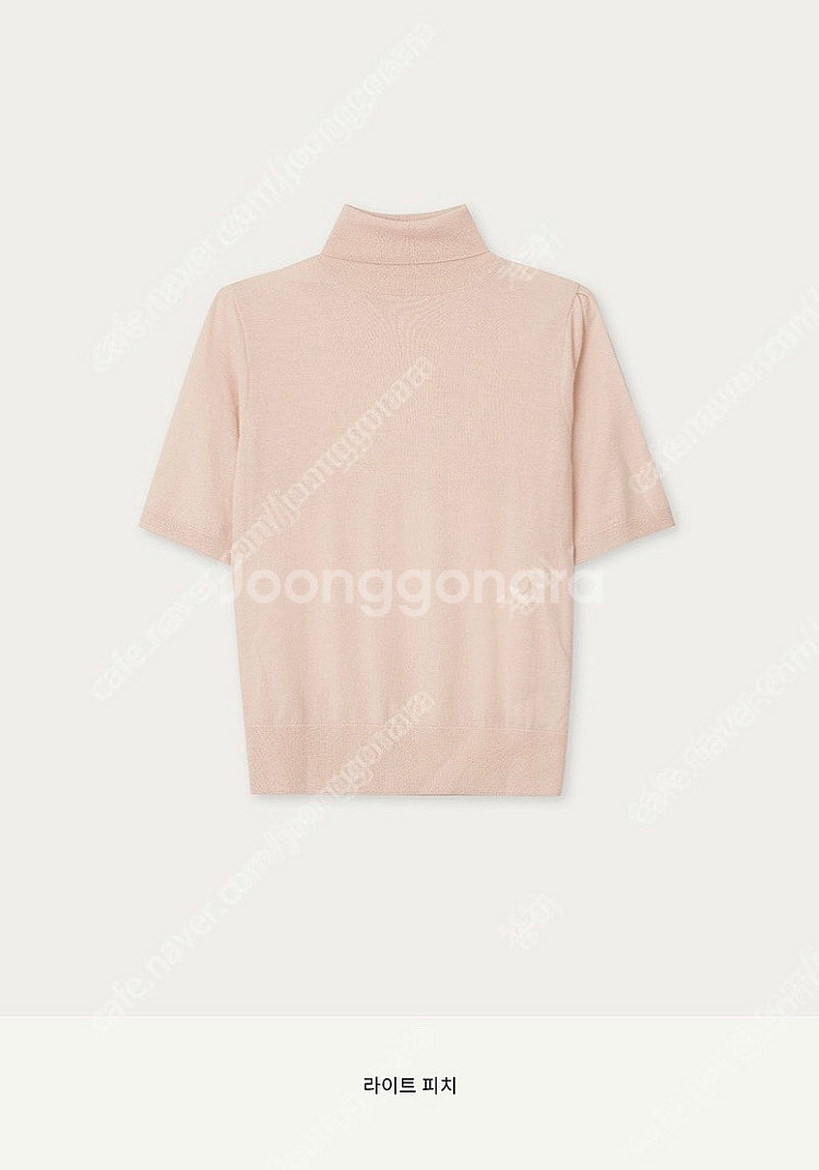 sie 시에 로엔 하프 터틀넥 니트 라이트피치 s--0