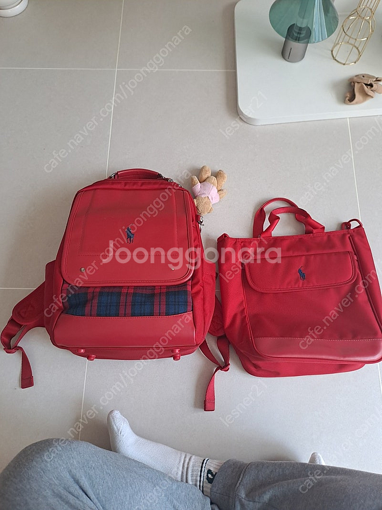 폴로 초등여아 가방--0