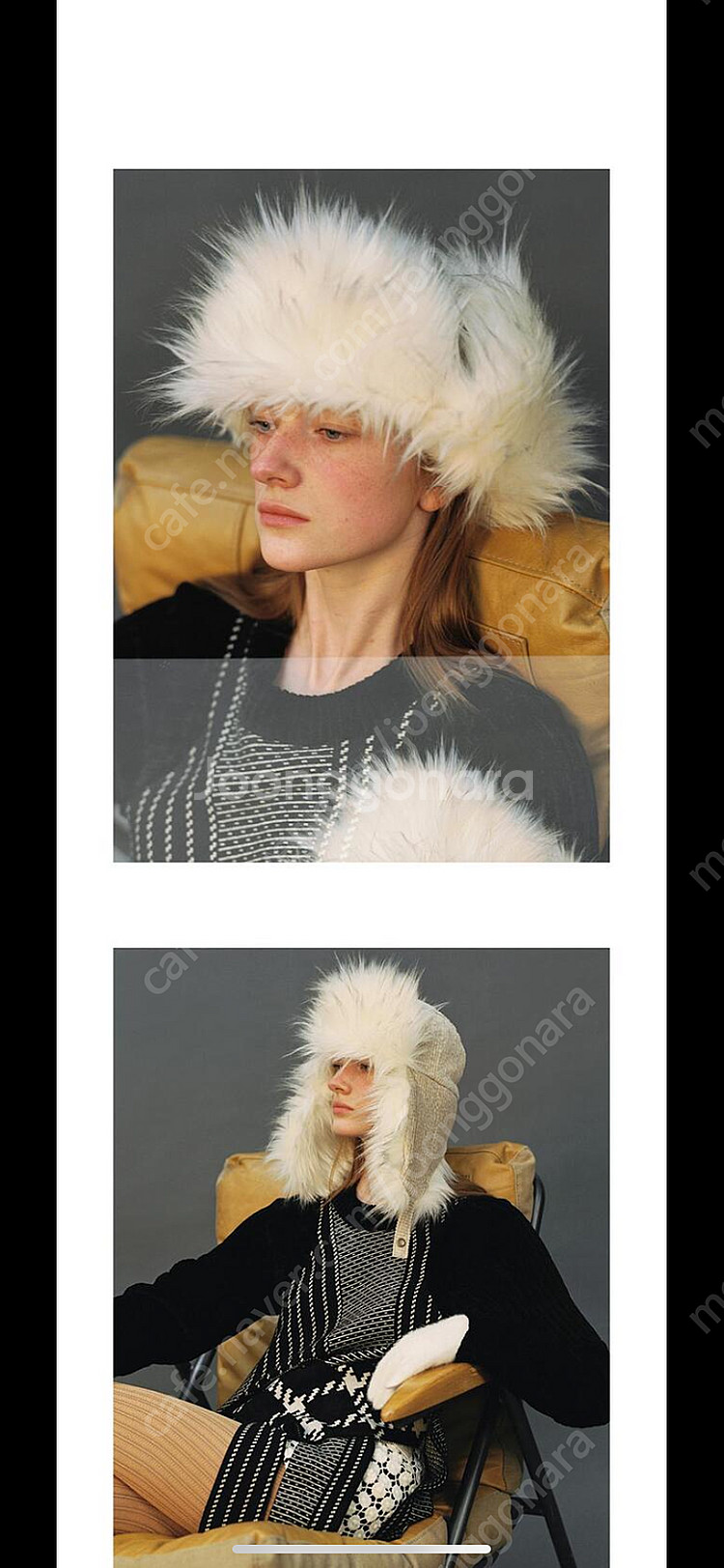 어썸니즈 털모자 새상품 FUR TRAPPER HAT_C...--2