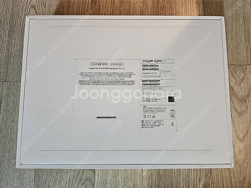 맥북 프로 14 M2 16GB 512GB A2779 빈...--1