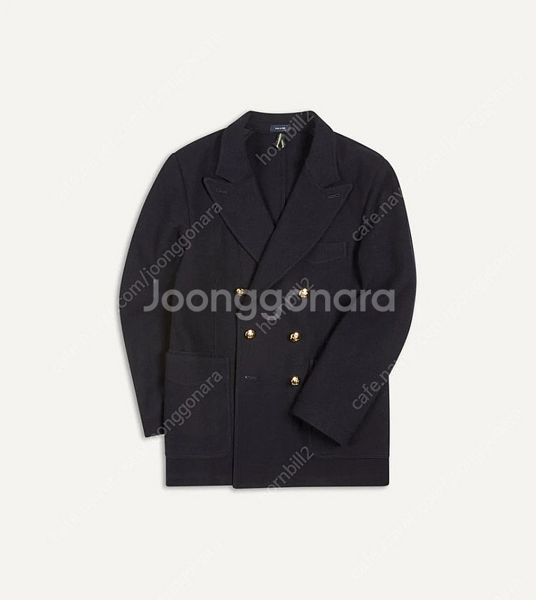 드레익스 네이비 멜톤울 게임스 블레이저 마크3--3