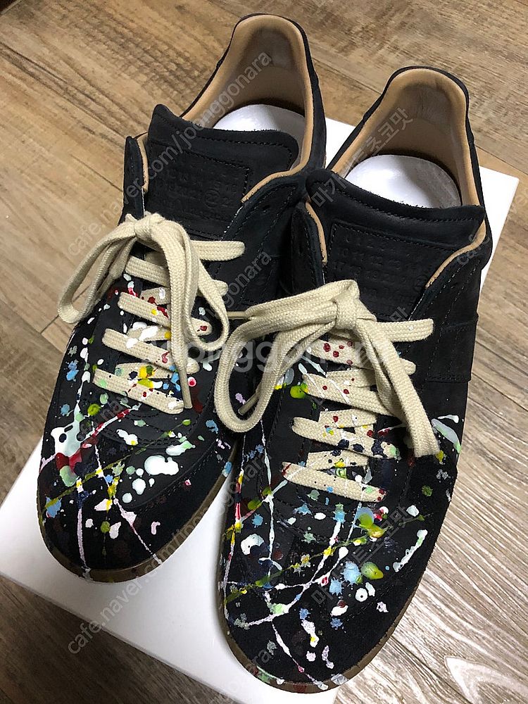 19fw 메종 마르지엘라 페인팅 블랙 41 사이즈--0
