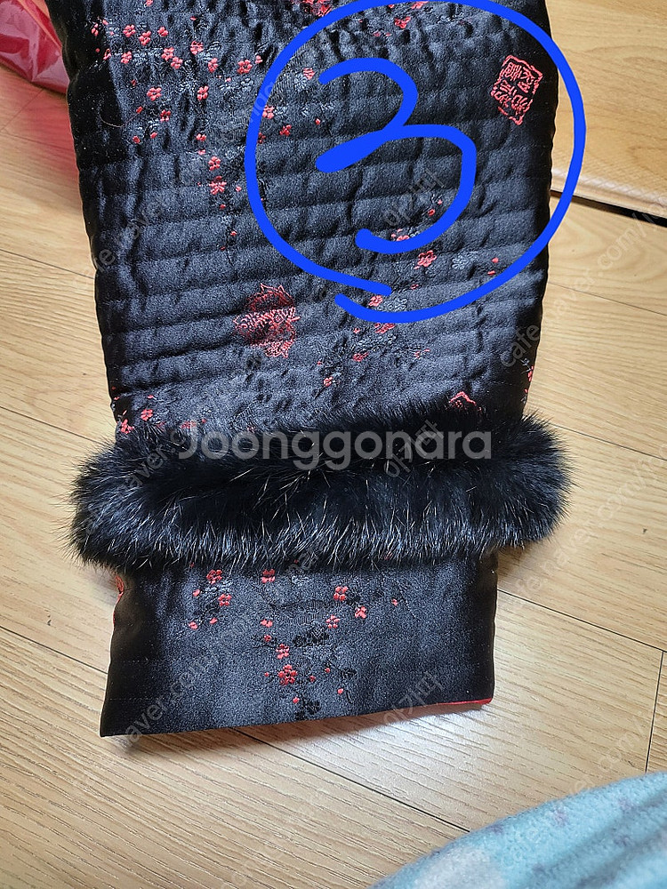 여성한복 양단누빔 매화 두루마기 55/66/77--7