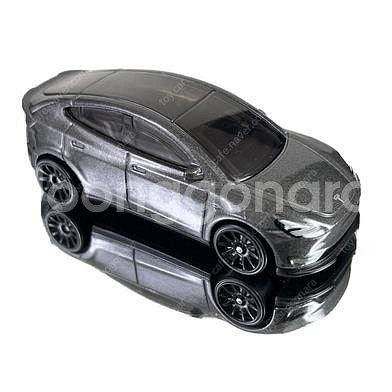 핫휠 테슬라 모델Y TESLA MODEL Y 그레이 다...--3