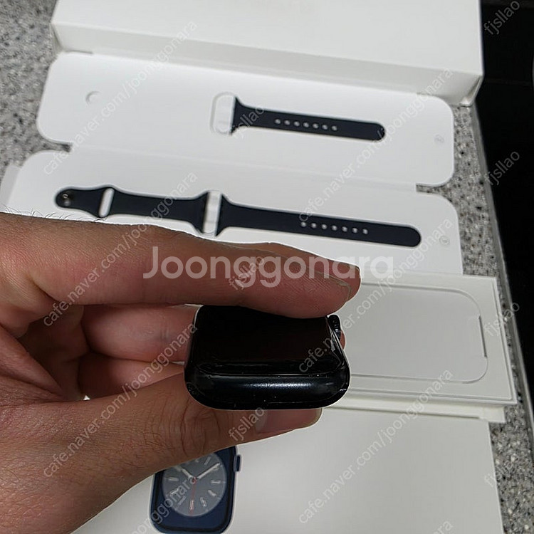 애플워치8 41mm gps 미드나이트--3
