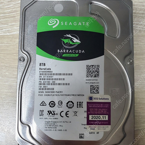 [SEAGATE] BARRACUDA HDD 8TB ST8000 DM004 8테라 (8TB)