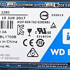 WD BLUE SSD 1TB(Sata3) 판매합니다