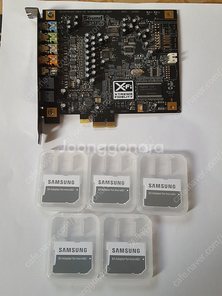 사운드 블라스터 SB0880 pci-e -1 x사운드 ...--0