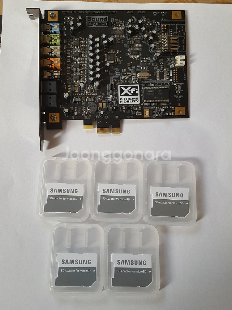 사운드 블라스터 SB0880 pci-e -1 x사운드 ...--8