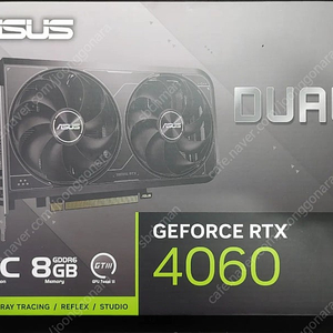 ASUS DUAL 지포스 RTX 4060 V2 O8G OC D6 8GB 대원CTS 미개봉