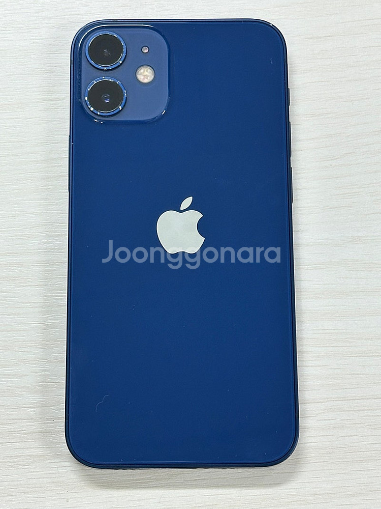 아이폰12미니 블루색상 64용량 상태좋은 무잔상 단말기 24만 판매합니다--2