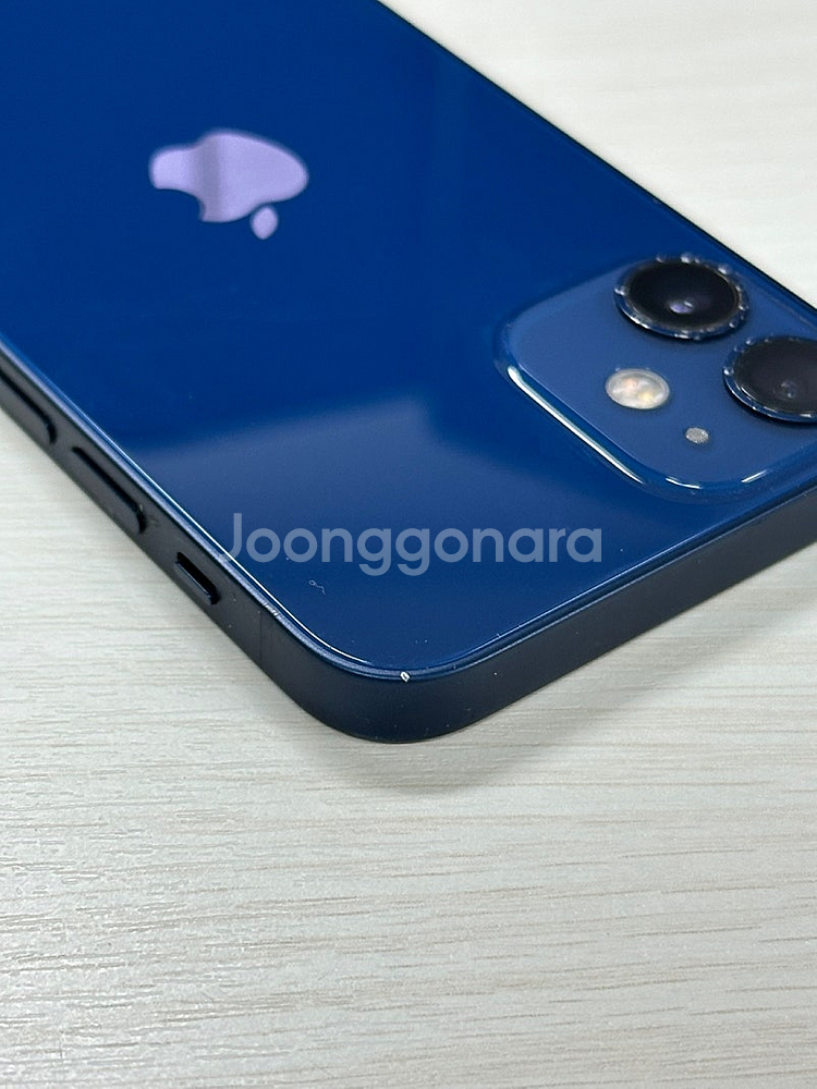 아이폰12미니 블루색상 64용량 상태좋은 무잔상 단말기 24만 판매합니다--4