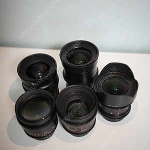 삼양 vdslr 14, 24, 35, 50, 85mm 5구 ef 마운트