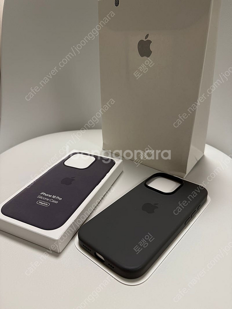아이폰16프로 정품케이스 스톤그레이--0