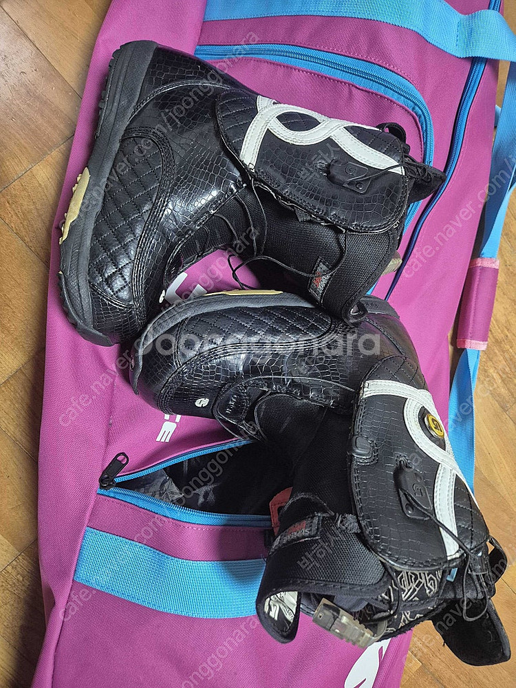 스노우보드셋트) 버튼 필굿 여성용 데크&바인딩--8