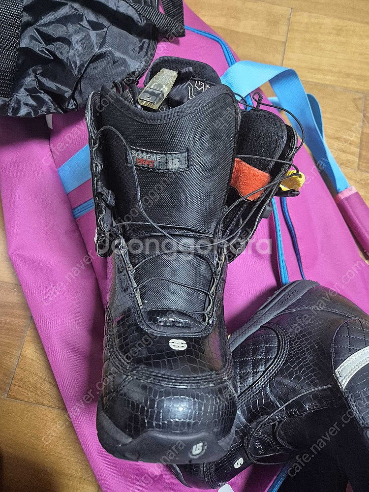 스노우보드셋트) 버튼 필굿 여성용 데크&바인딩--9