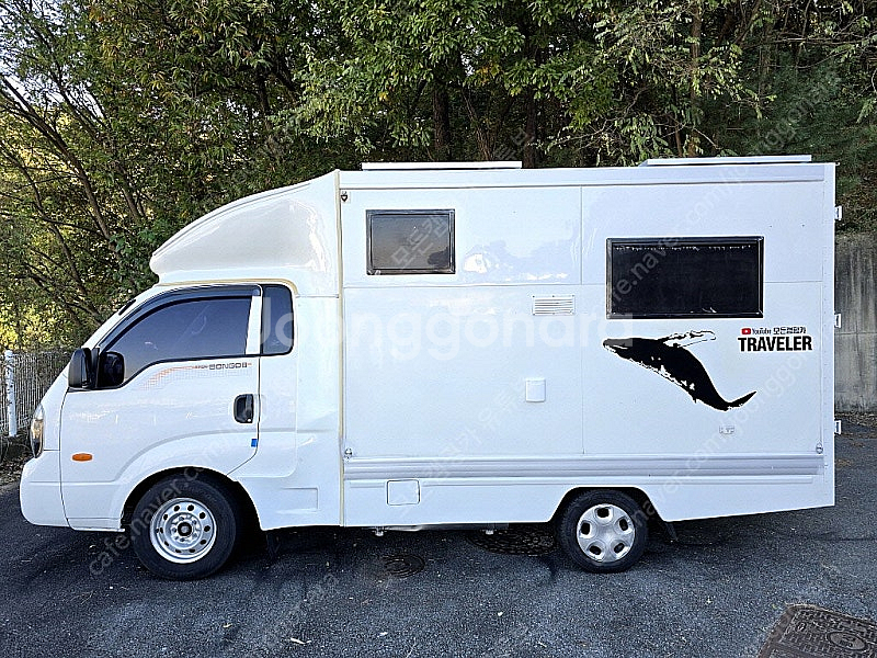 13년 봉고3인승캠핑카(신규제작,인산철600A+DC에어...--2
