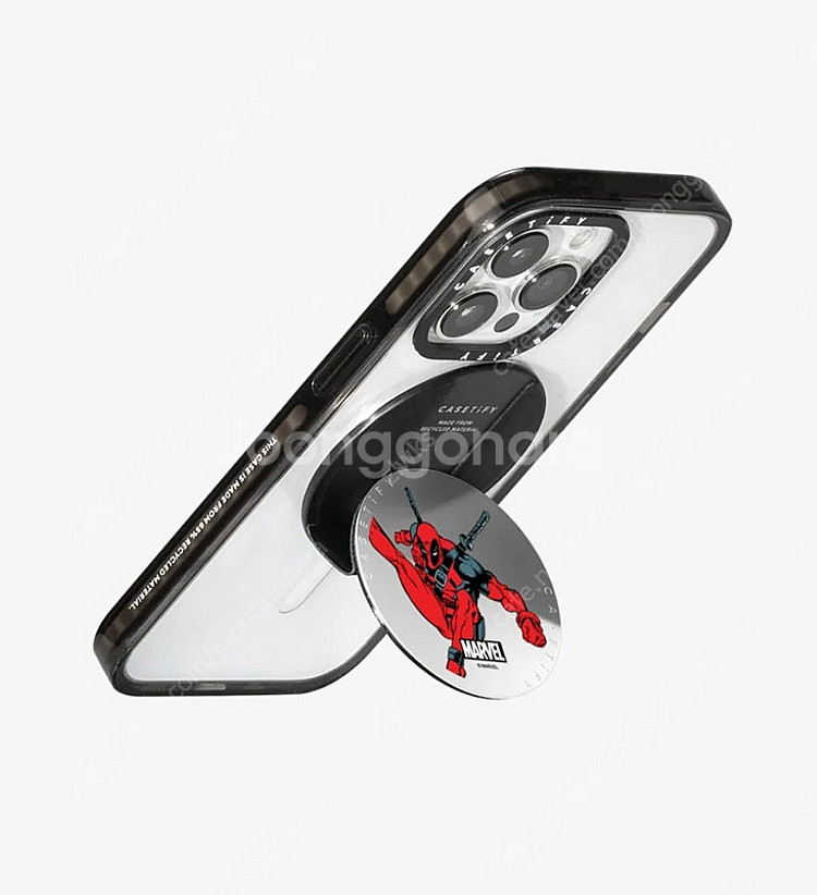 [새상품]케이스티파이 데드풀 미러 스내피 맥세이프 그립 스탠드(그립톡)--2